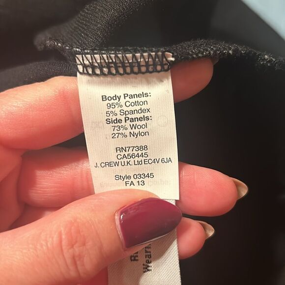 J Crew Wool blend color block classic shift dress office sz 2 - Picture 5 of 5